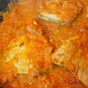 Atún en salsa de pimientos asados VRM