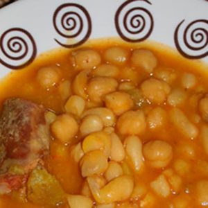 Potaje de alubias con garbanzos VRM