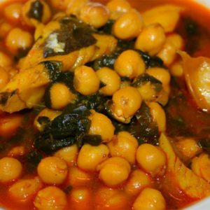 Potaje de garbanzos con bacalao VRM